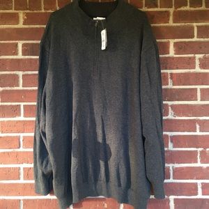 New- 3XL Men Gray HB Pullover Sweater